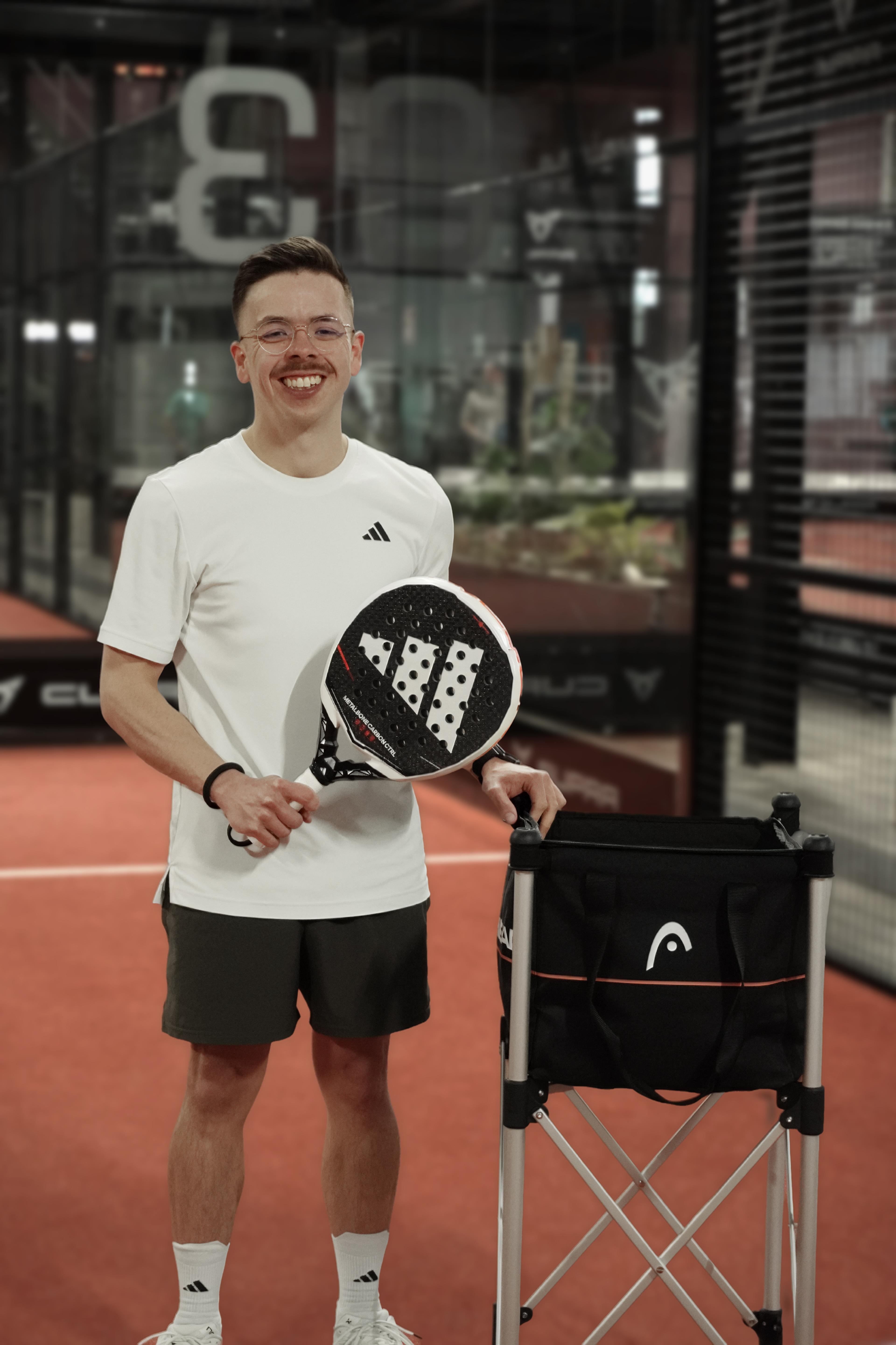 Florian auf dem Court